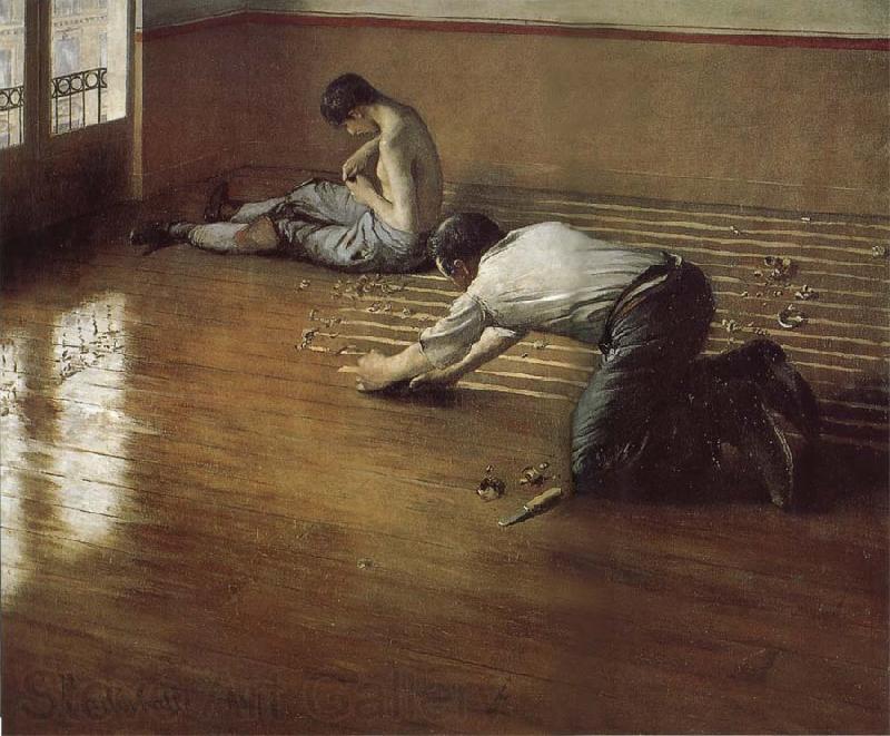 Gustave Caillebotte The worker plane the floor